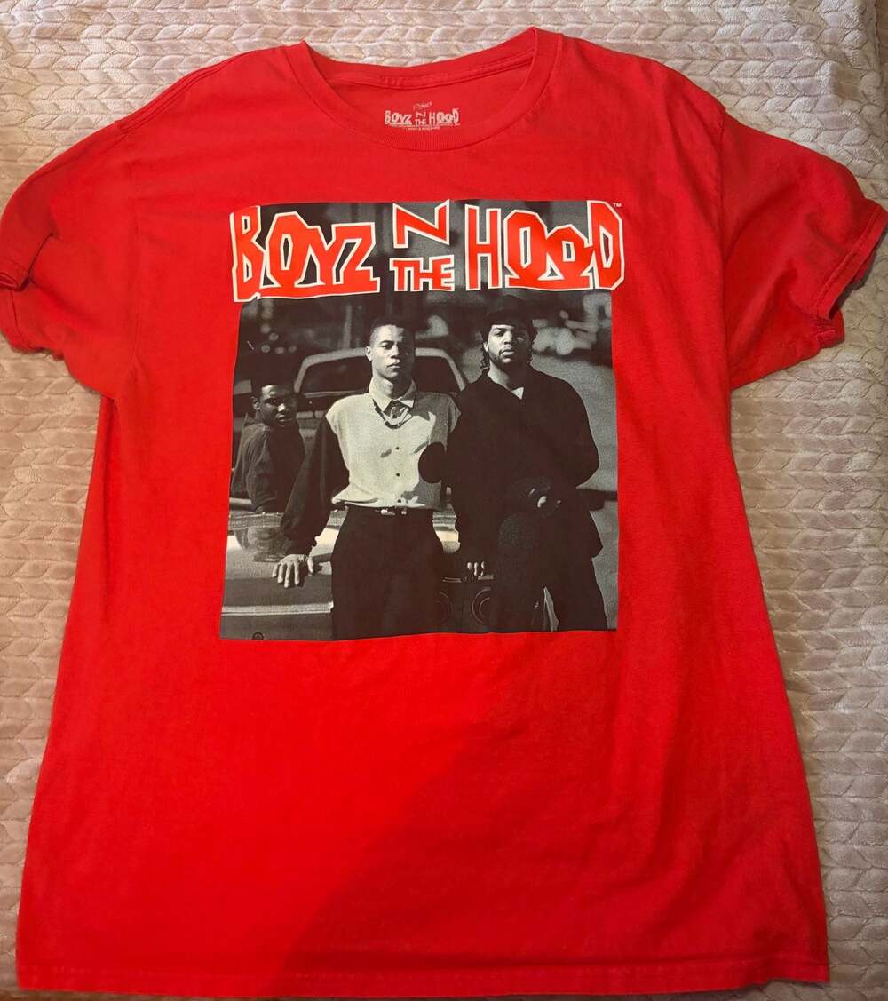 Boyz N The Hood Graphic T-Shirt Adult Size Small Black Short Sleeve